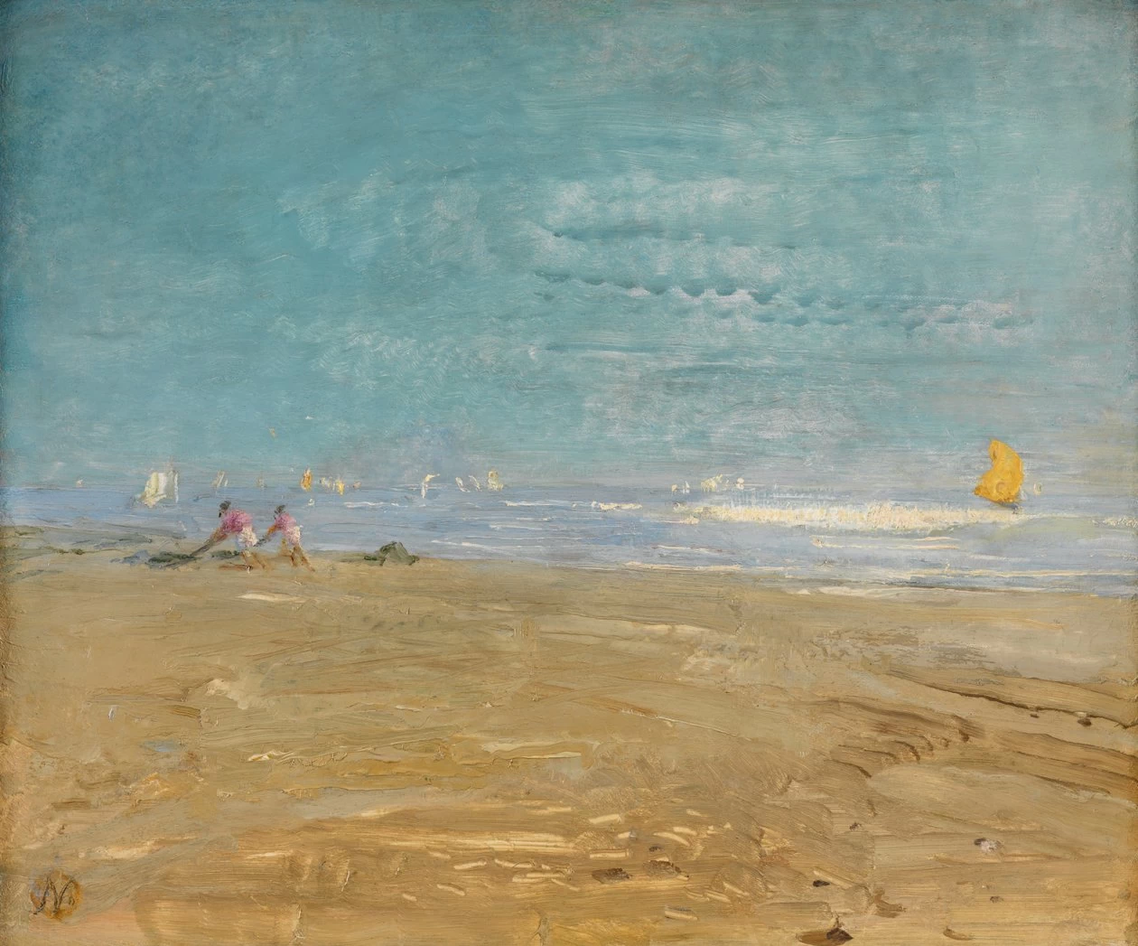 William Newzam Prior Nicholson - Fine della stagione, il lido, The Maas Gallery, London